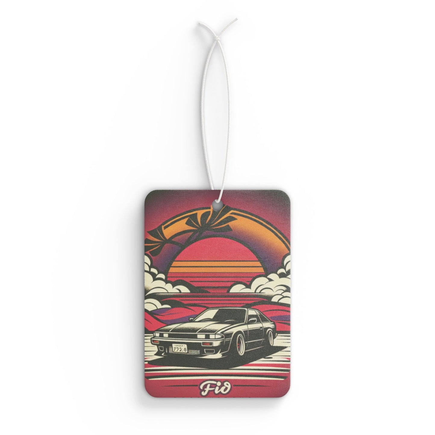 Car Air Freshener - JDM Sunset Design