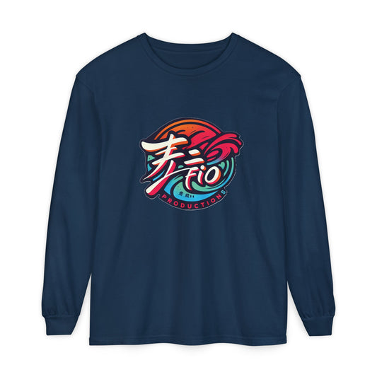 Japanese Wave Long Sleeve T-Shirt